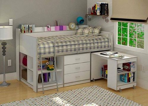 Чердак-кровать для взрослых и детей: фото-примеры и монтаж