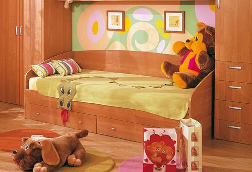 Детская кровать с ящиками (78 фото): односпальные кровати с местом для хранения и маятником для детей 3 лет