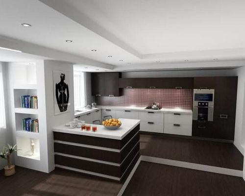 Дизайн кухни гостиной фото: маленькая кухня в деревянном доме, ремонт интерьера, как сделать из зала совмещенную, видео