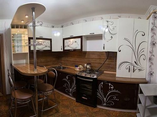 Дизайн кухни с барной стойкой (65 фото): интерьер студии с гостиной 2018