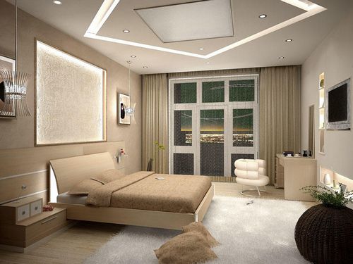 Дизайн спальни 16 кв. м фото: прямоугольная комната, ремонт гостиной, современный интерьер, квадратные метры
