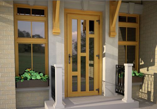 Двери со стеклопакетом (43 фото): деревянные и металлические алюминиевые модели, изделия с ковкой, межкомнатные пластиковые конструкции
