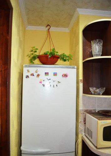 Холодильник на кухне: маленький, куда поставить, дизайн интерьера, фотогалерея, видео-инструкция