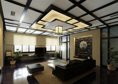 Японские потолки из дерева - характерные особенности