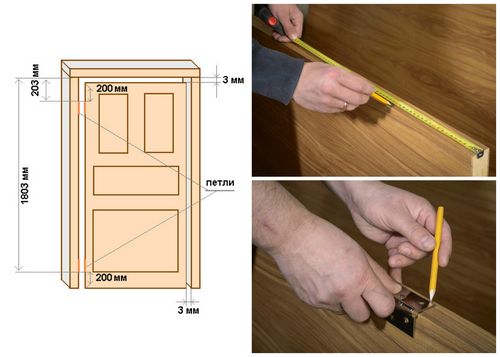 Как установить петли на дверь: монтаж и крепление своими руками