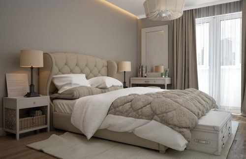 Спальня в серых тонах: фото дизайна белого интерьера, цвет и стиль маленькой, стены с яркими акцентами
