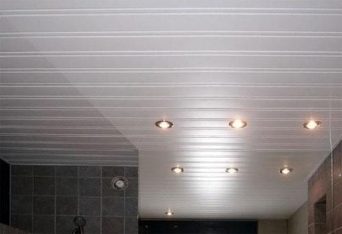 Типы подвесных реечных панелей для потолка