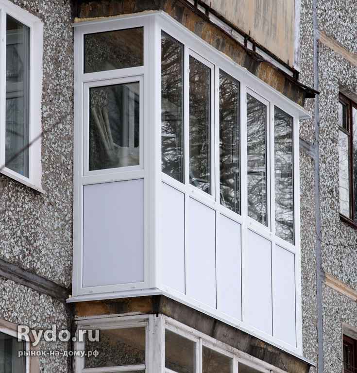 пластиковые панели на балконе