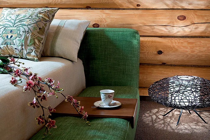 Интерьер дома из бревна: выбор стиля, особенности оформления и 60+ фото