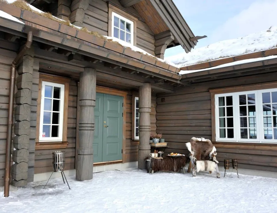 Норвежский стиль деревянного дома