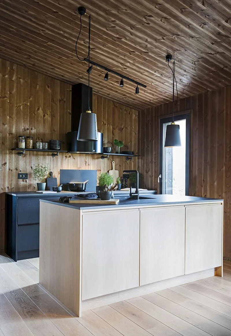 Кухни в деревянных домах Норвегии