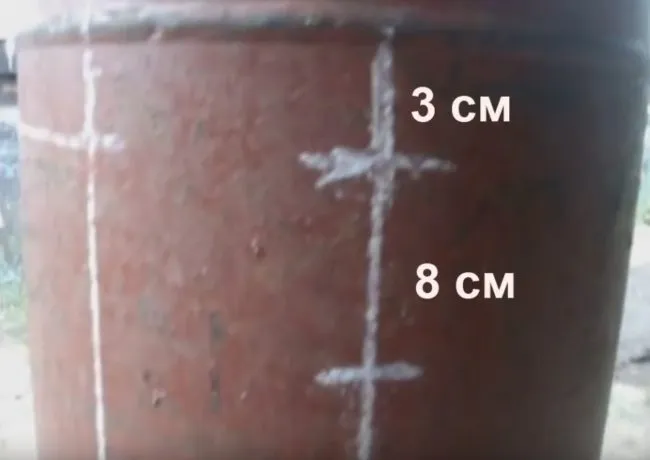 Этап создания мангала из газового баллона (фото 4)