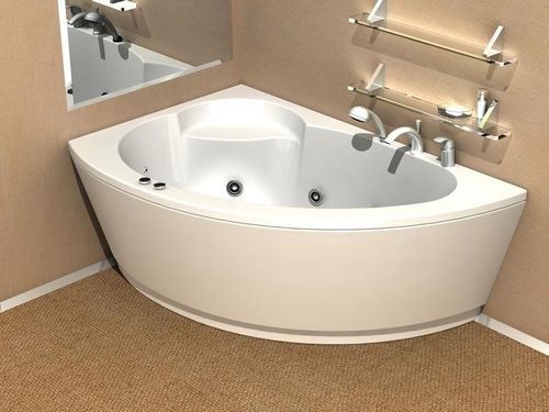Асимметричная ванна: форма 120х90 угловая, фото стальной в интерьере 90х90, трапеция 150х70 чугунная, длина