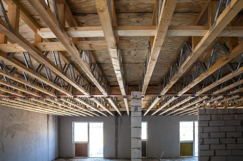 Балки перекрытия: деревянные между этажами, межэтажные в кирпичном доме частном, дерева второго варианты и устройство