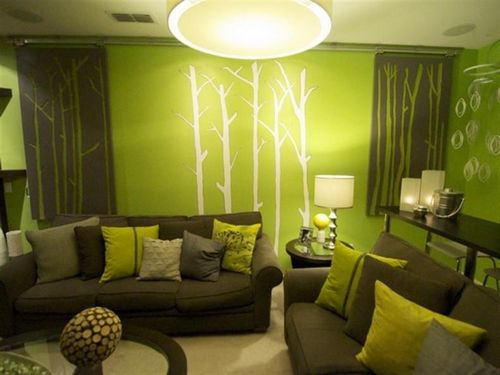 Бежевая с салатовым детская: виридиан цвет и комната в зеленых тонах, фото стен и дизайн интерьера оранжевый
