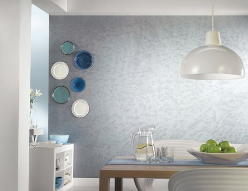 Декоративная краска (51 фото): акриловая фактурная краска для стен, варианты с эффектом бархата для внутренней отделки в квартире