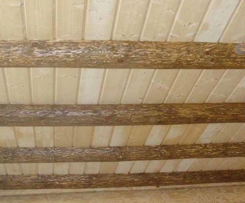 деревянные потолки фото виды
