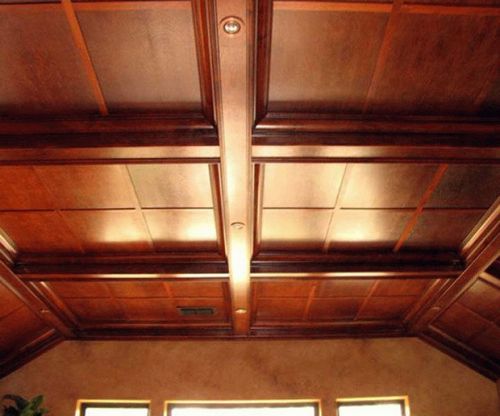 деревянные потолки фото виды