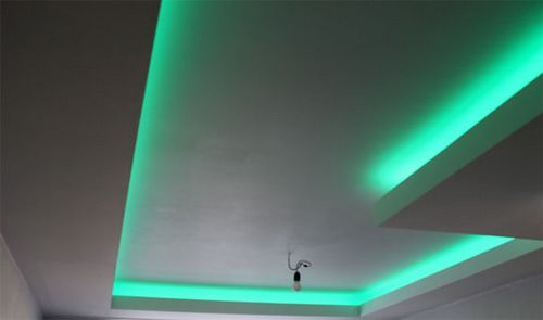 Диодная подсветка потолка - как сделать монтаж своими руками, фото и видео инструкции