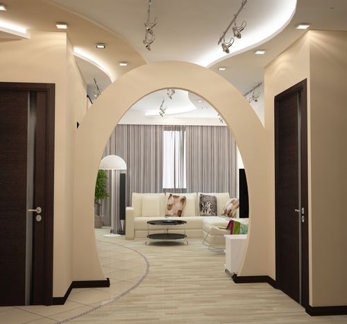 Дизайн арки из гипсокартона в интерьере (44 фото): красивые арки для зала и гостиной, гипсовые изделия в интерьере