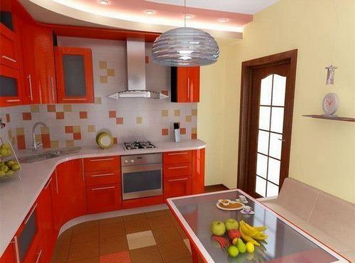 Дизайн квадратной кухни: фото интерьера, планировка формы, видео