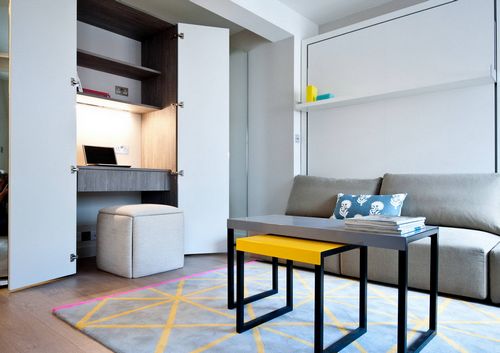 Дизайн однокомнатной квартиры 40 кв. м - интересные варианты интерьера (81 фото): проекты ремонта современных 1-комнатных квартир