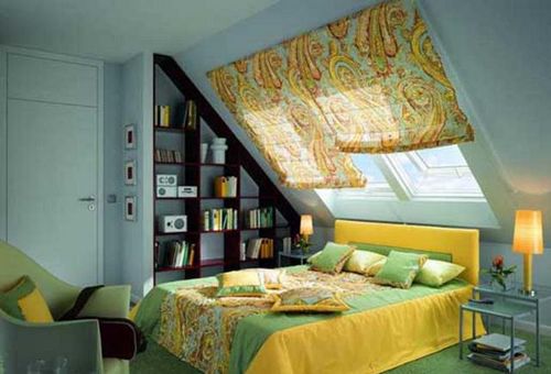 Дизайн потолка в спальне - фото