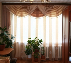 Дизайн штор для гостиной: фото, идеи