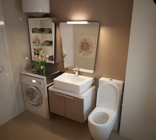 Дизайн стандартной ванной комнаты: 104 фото, упрощаем интерьер 