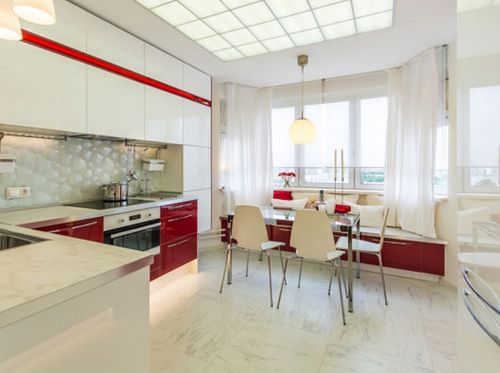Фото дизайнов интерьера кухни 12 кв. метров: подборка красивых идей