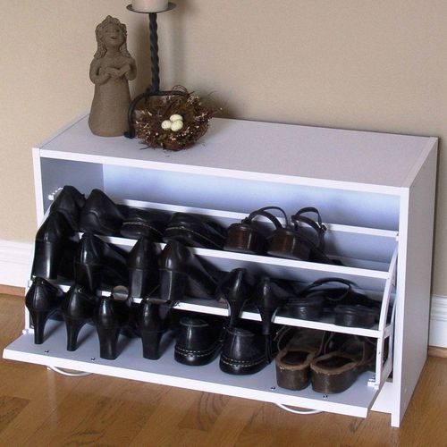 Галошница для обуви в прихожую: узкая калошница Икеа, недорогие сиденья, фото с зеркалом, своими руками кованая
