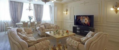 Интерьер гостиной в стиле барокко - особенности и детали оформления