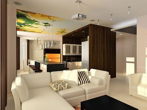 Как оформить классический потолок в гостиной и подобрать цвет в интерьере: фото и видео- инструкция