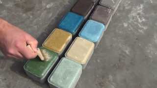 Как покрасить тротуарную плитку: видео-инструкция по покраске своими руками, чем лучше декорировать, фото