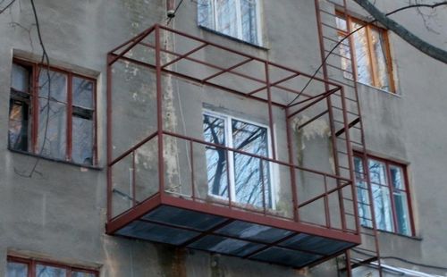Как сделать открытый балкон