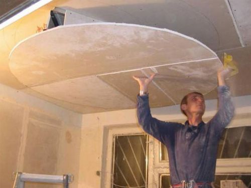 Как сделать подвесной потолок из гипсокартона - технология устройства конструкции, как самому продумать чертежи, дельное фото и видео