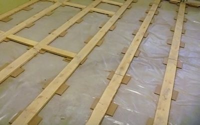 Как выровнять бетонный пол своими руками: под ламинат и линолеум