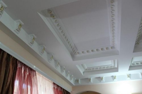 Кессонный потолок из гипсокартона - плюсы, минусы и особенности конструкции