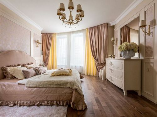 Комплект из штор и покрывала для спальни (33 фото): красивый набор элитных моделей из Италии и Турции