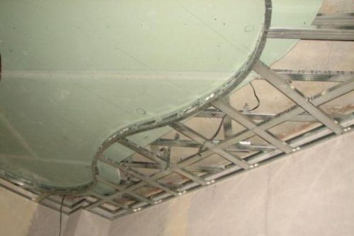 Криволинейные потолки из гипсокартона - особенности и нюансы монтажа
