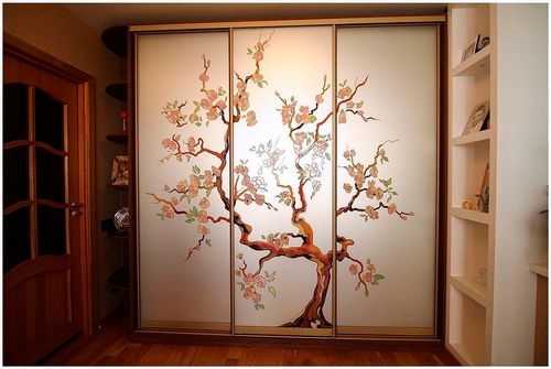 Купе шкаф с фотопечатью (86 фото): оформление на стекле и зеркале, фотопечать - цветы и орхидеи