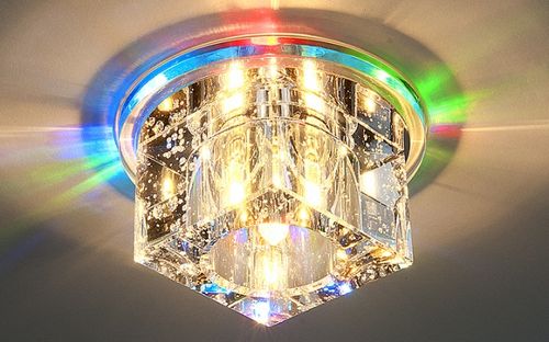 Квадратные светодиодные светильники для натяжных потолков