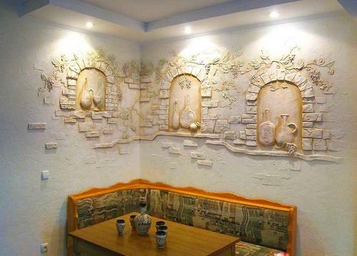 Материал стен на кухне (64 фото): покрытие из гипсокартона, чем покрыть стены