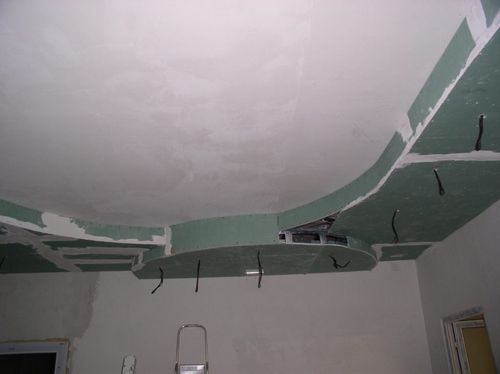 Многоуровневый потолок из гипсокартона с подсветкой: устройство, монтаж