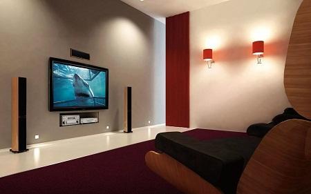 На какой высоте вешать телевизор: как правильно повесить на стену в спальне, расстояние от пола и как установить