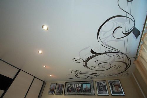 Натяжные потолки с фотопечатью: фото и дизайн, изображения Суперсток, орнаменты и картинки в интерьере