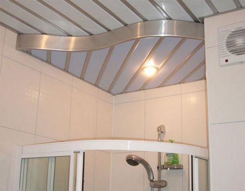 Навесной потолок в ванной комнате: возможные варианты, инструкция по установке, фото