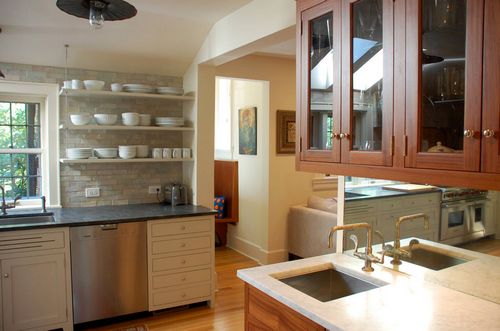 Навесные полки на кухню (62 фото): кухонные открытые настенные полки - подвесные и угловые