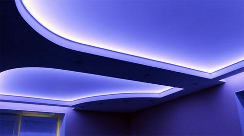 Неоновая подсветка потолка: монтаж своими руками, фото и видео примеры