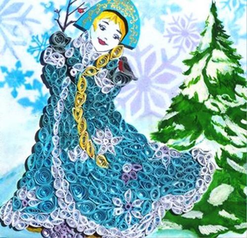Новогодний квиллинг: 2017 на Новый Год, снеговик и Дед Мороз, тематика и елка своими руками, игрушки на рождество